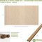 Ekena Millwork 48H x 3/8T Adjustable Wood Slat Wall Panel Kit w/ 1W Slats, Maple contains 42 Slats SWW84X48X0375MA - alternate 2